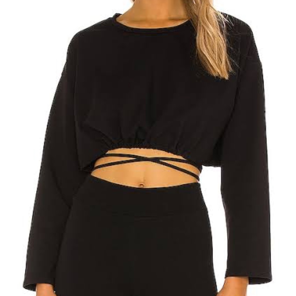 h:ours Jessi Long Sleeve Shirt black
